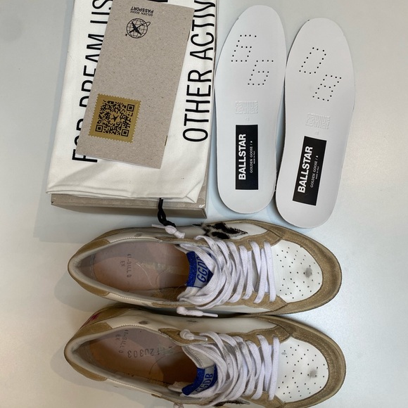 Golden Goose Ball Star Sneaker Cappuccino/White/Brown size 41 NIB - Picture 9 of 13